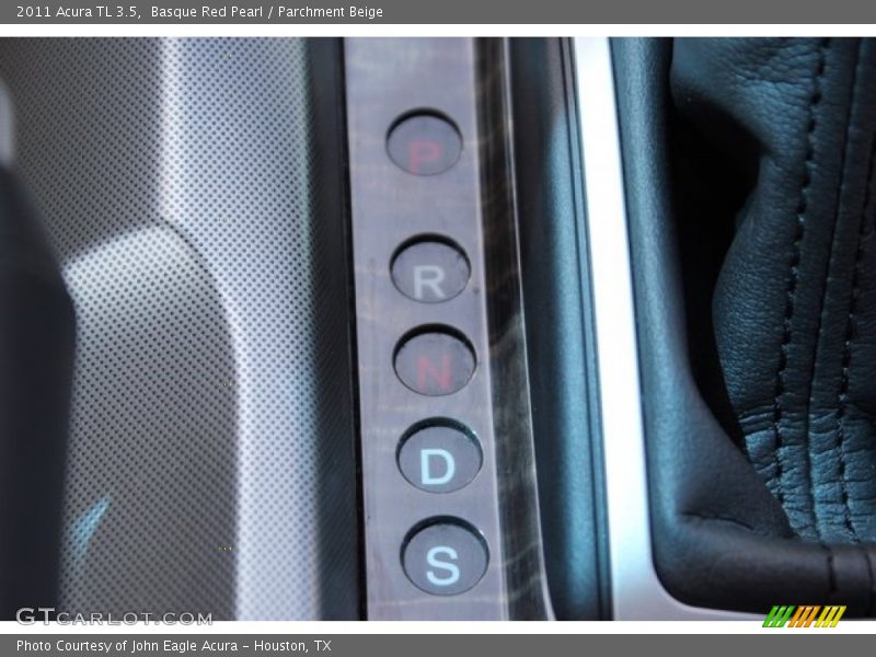 Basque Red Pearl / Parchment Beige 2011 Acura TL 3.5