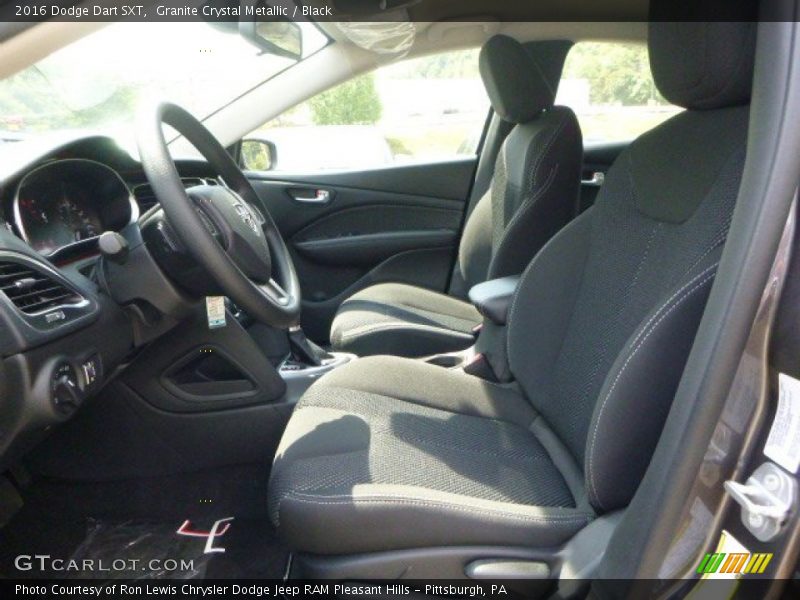 Granite Crystal Metallic / Black 2016 Dodge Dart SXT
