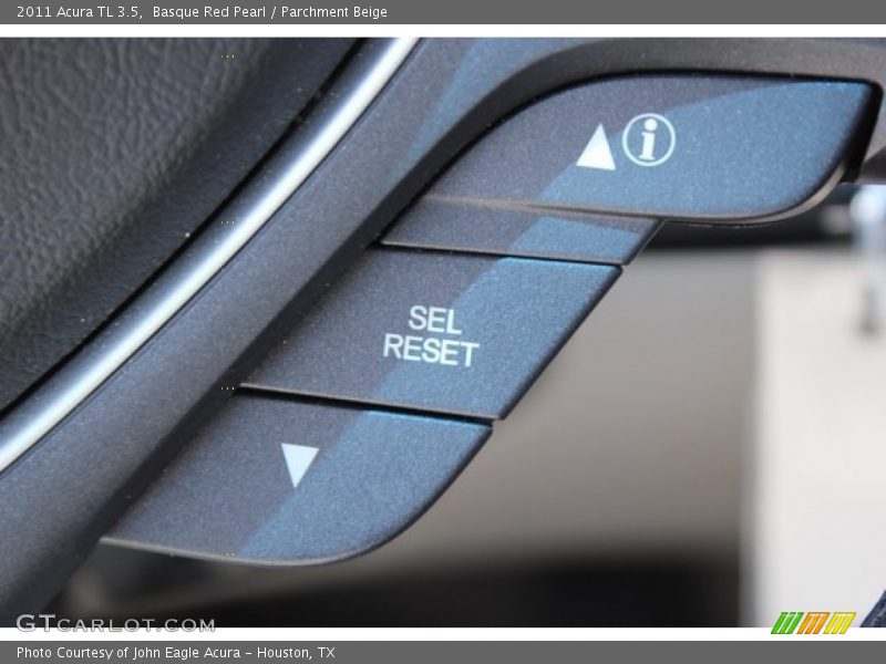 Basque Red Pearl / Parchment Beige 2011 Acura TL 3.5