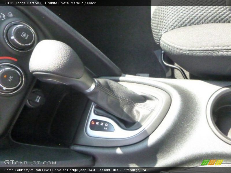 Granite Crystal Metallic / Black 2016 Dodge Dart SXT