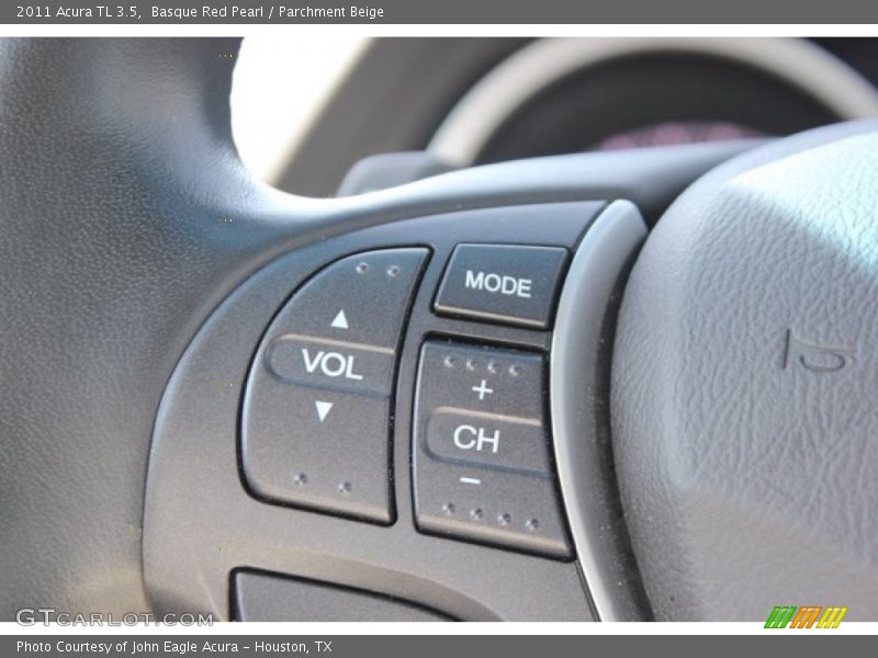 Basque Red Pearl / Parchment Beige 2011 Acura TL 3.5