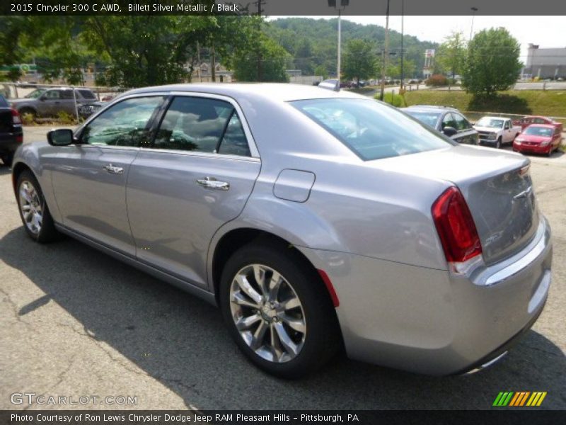 Billett Silver Metallic / Black 2015 Chrysler 300 C AWD