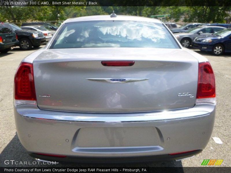Billett Silver Metallic / Black 2015 Chrysler 300 C AWD