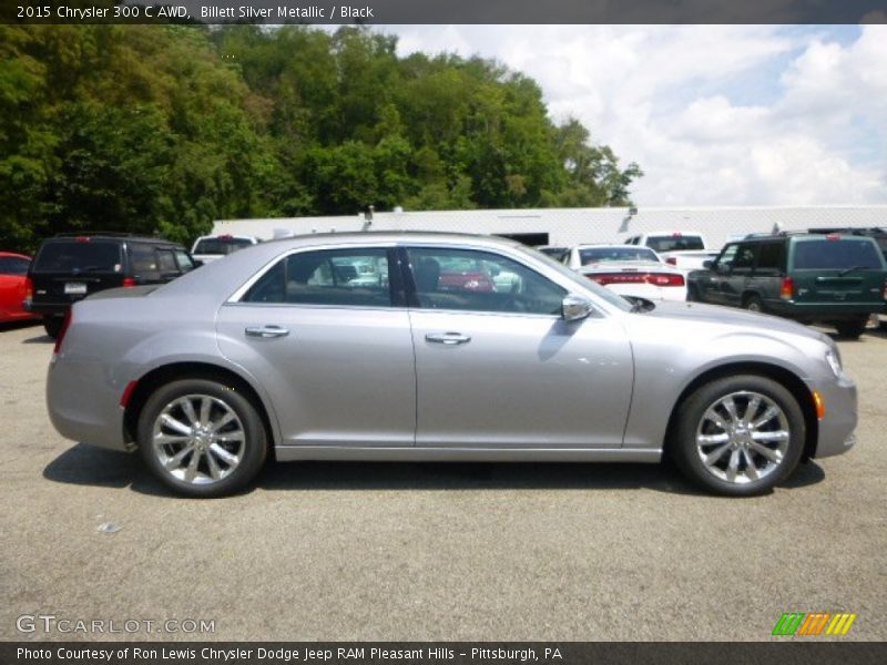 Billett Silver Metallic / Black 2015 Chrysler 300 C AWD