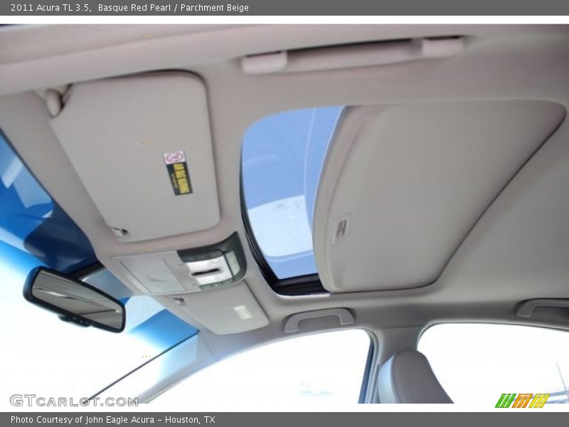 Basque Red Pearl / Parchment Beige 2011 Acura TL 3.5