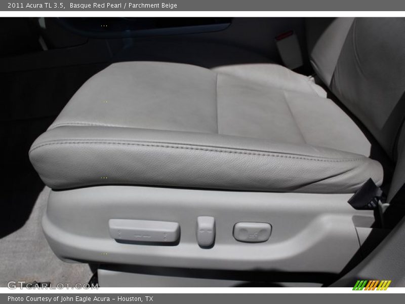 Basque Red Pearl / Parchment Beige 2011 Acura TL 3.5