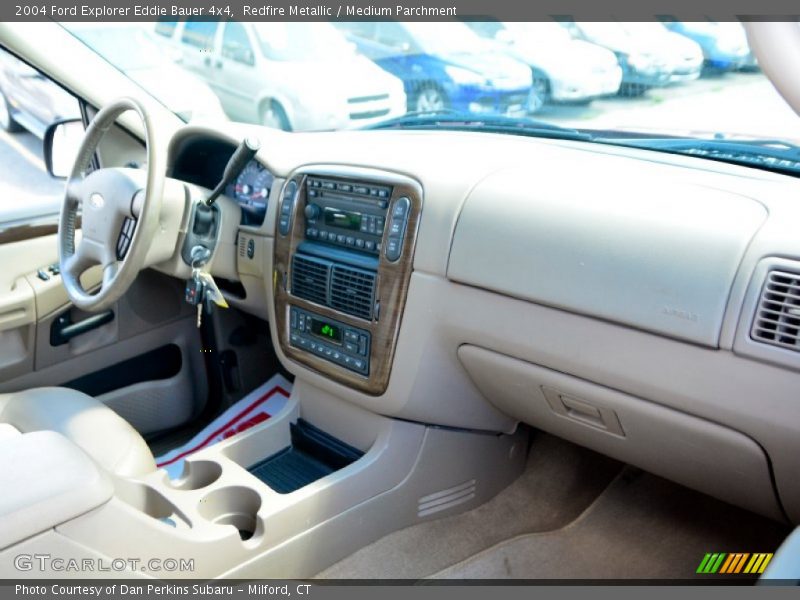 Redfire Metallic / Medium Parchment 2004 Ford Explorer Eddie Bauer 4x4