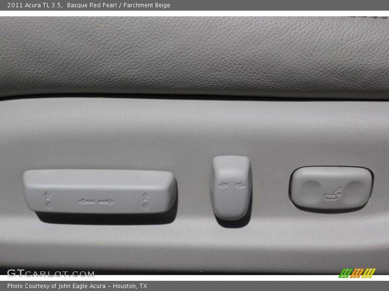 Basque Red Pearl / Parchment Beige 2011 Acura TL 3.5