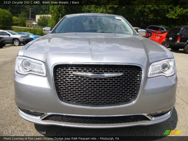 Billett Silver Metallic / Black 2015 Chrysler 300 C AWD