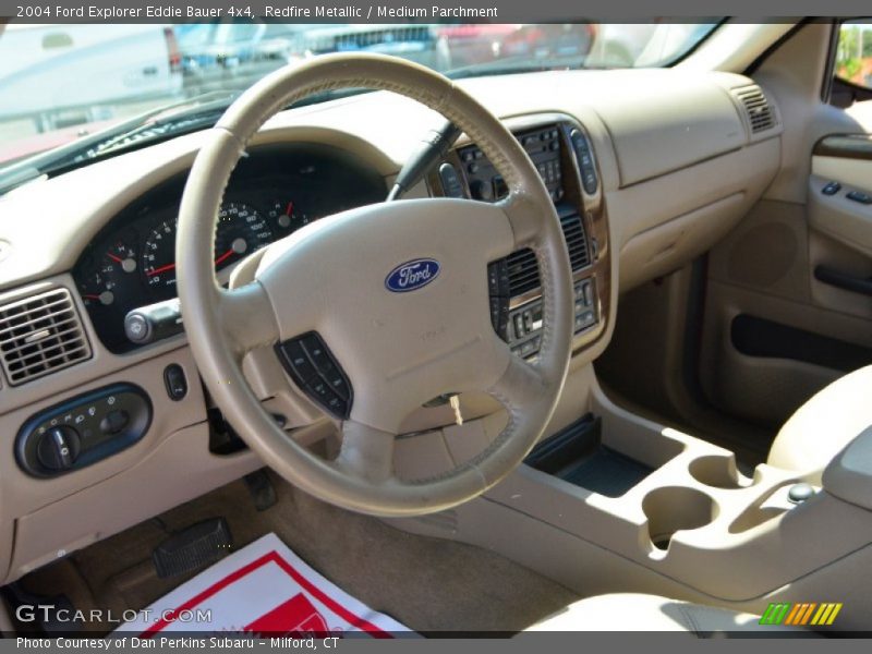 Redfire Metallic / Medium Parchment 2004 Ford Explorer Eddie Bauer 4x4
