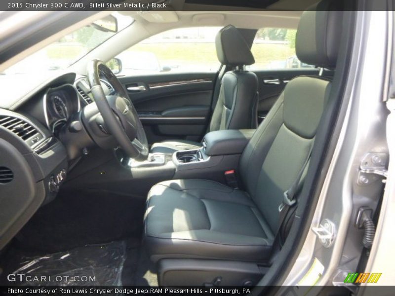 Billett Silver Metallic / Black 2015 Chrysler 300 C AWD