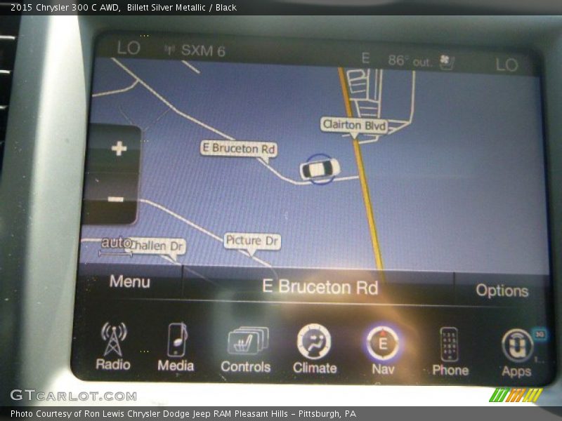 Billett Silver Metallic / Black 2015 Chrysler 300 C AWD
