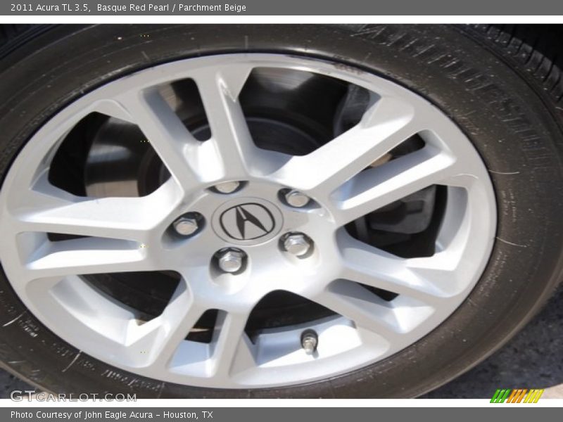 Basque Red Pearl / Parchment Beige 2011 Acura TL 3.5