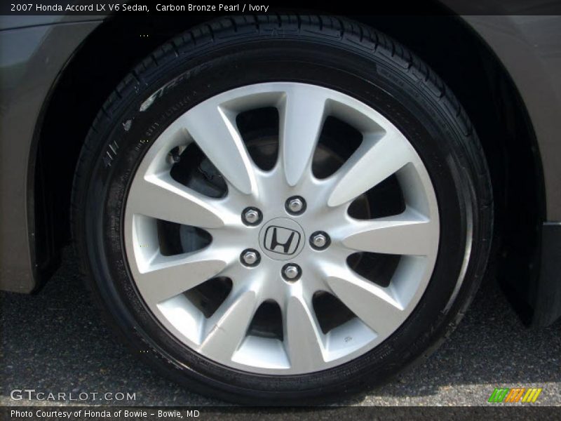 Carbon Bronze Pearl / Ivory 2007 Honda Accord LX V6 Sedan