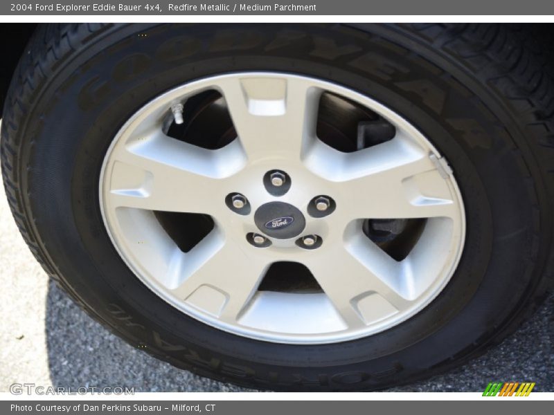 Redfire Metallic / Medium Parchment 2004 Ford Explorer Eddie Bauer 4x4