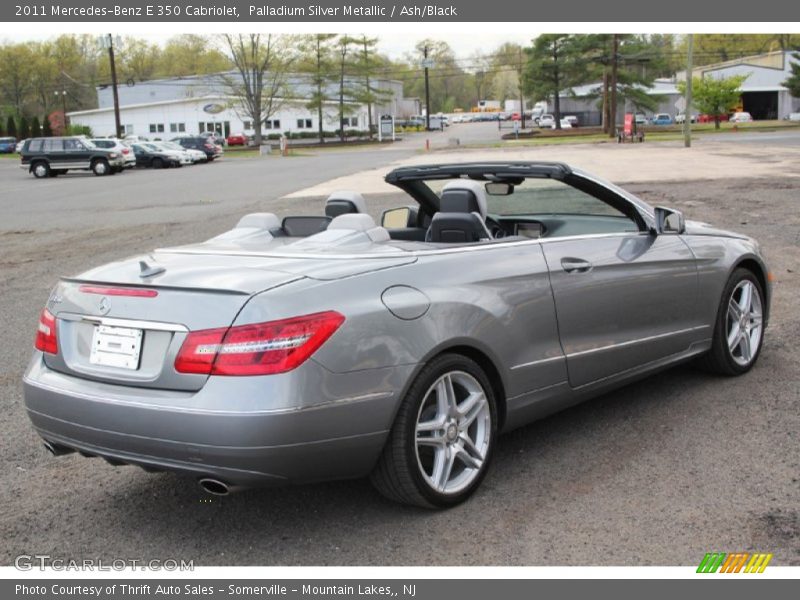 Palladium Silver Metallic / Ash/Black 2011 Mercedes-Benz E 350 Cabriolet