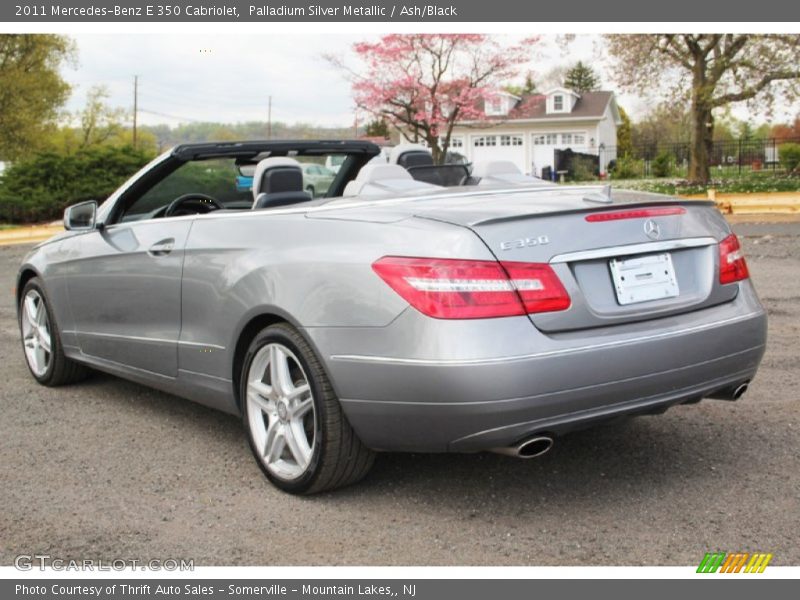 Palladium Silver Metallic / Ash/Black 2011 Mercedes-Benz E 350 Cabriolet