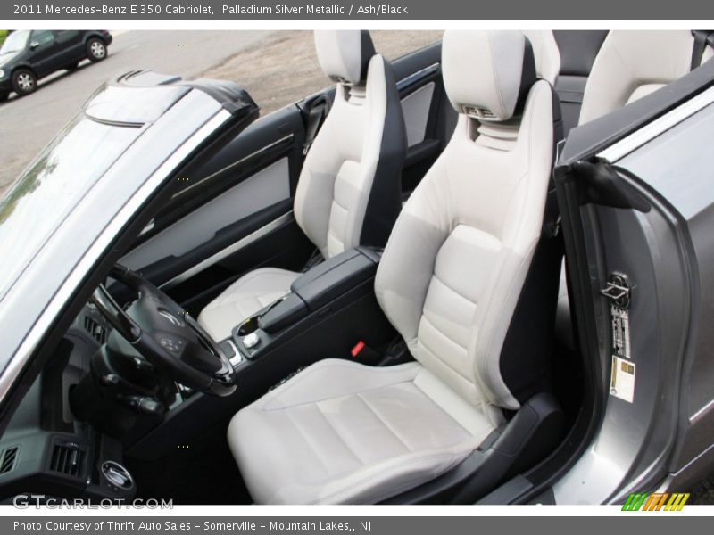 Palladium Silver Metallic / Ash/Black 2011 Mercedes-Benz E 350 Cabriolet