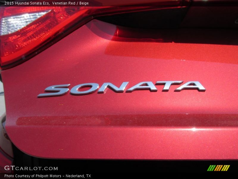 Venetian Red / Beige 2015 Hyundai Sonata Eco