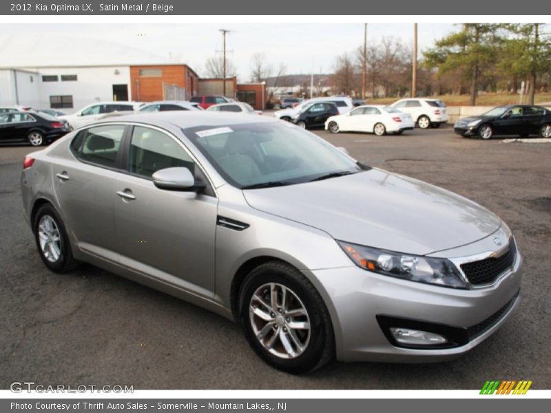 Satin Metal / Beige 2012 Kia Optima LX