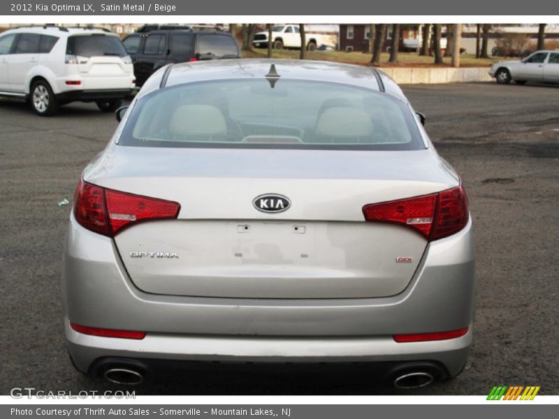 Satin Metal / Beige 2012 Kia Optima LX