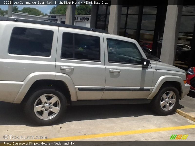 Bright Silver Metallic / Dark Slate Gray 2008 Jeep Commander Sport 4x4