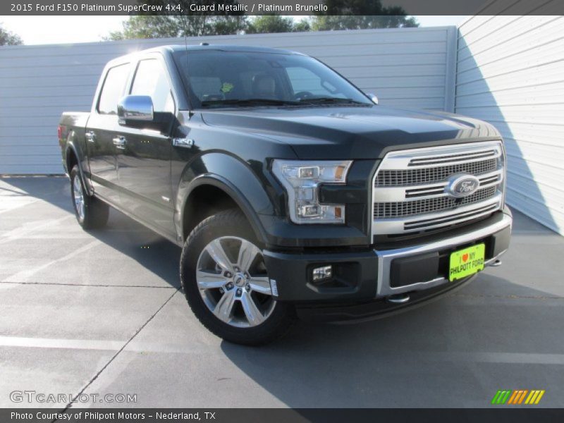 Guard Metallic / Platinum Brunello 2015 Ford F150 Platinum SuperCrew 4x4