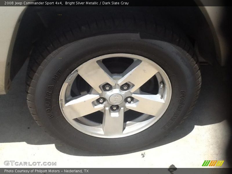Bright Silver Metallic / Dark Slate Gray 2008 Jeep Commander Sport 4x4