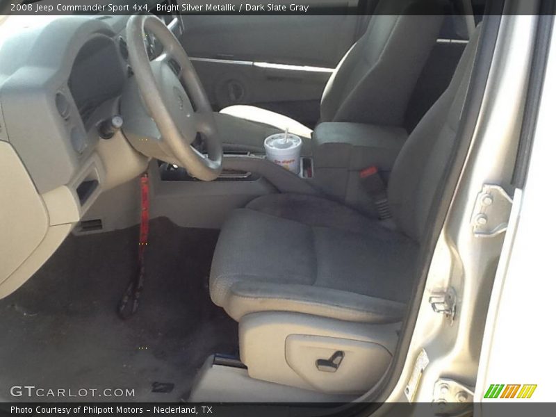 Bright Silver Metallic / Dark Slate Gray 2008 Jeep Commander Sport 4x4