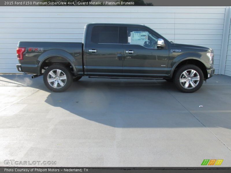 Guard Metallic / Platinum Brunello 2015 Ford F150 Platinum SuperCrew 4x4