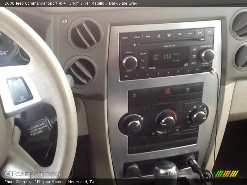 Bright Silver Metallic / Dark Slate Gray 2008 Jeep Commander Sport 4x4