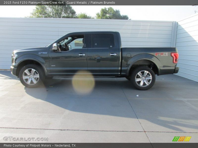 Guard Metallic / Platinum Brunello 2015 Ford F150 Platinum SuperCrew 4x4
