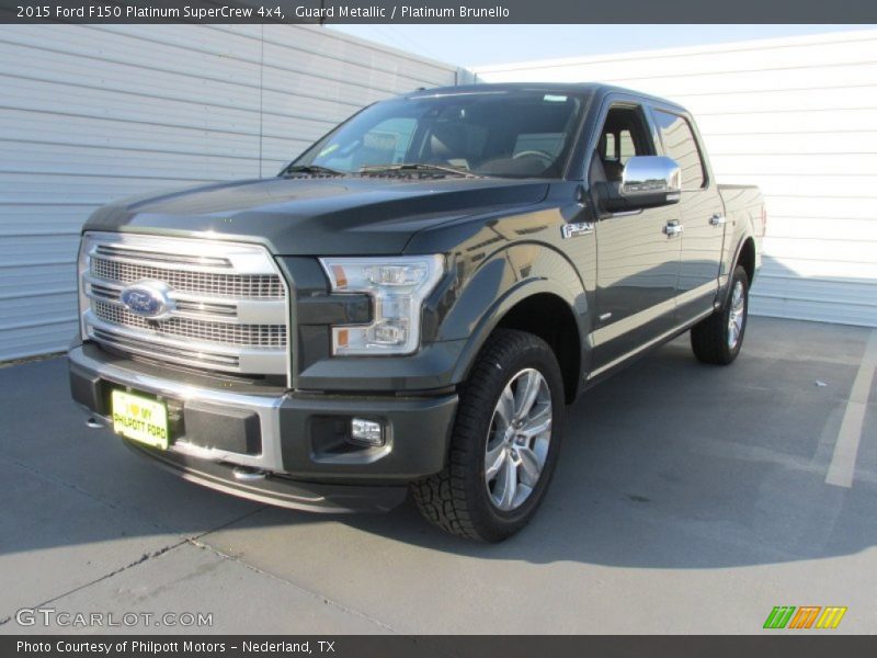 Guard Metallic / Platinum Brunello 2015 Ford F150 Platinum SuperCrew 4x4
