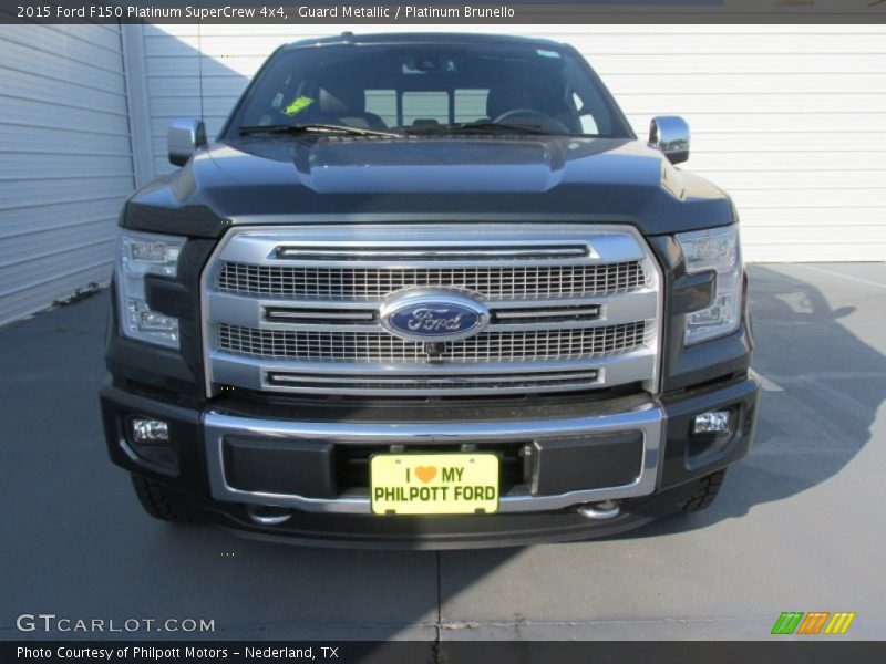 Guard Metallic / Platinum Brunello 2015 Ford F150 Platinum SuperCrew 4x4