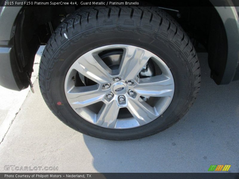 Guard Metallic / Platinum Brunello 2015 Ford F150 Platinum SuperCrew 4x4
