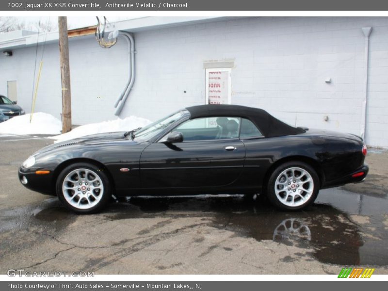 Anthracite Metallic / Charcoal 2002 Jaguar XK XK8 Convertible