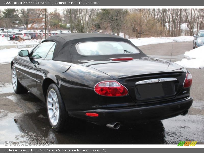 Anthracite Metallic / Charcoal 2002 Jaguar XK XK8 Convertible
