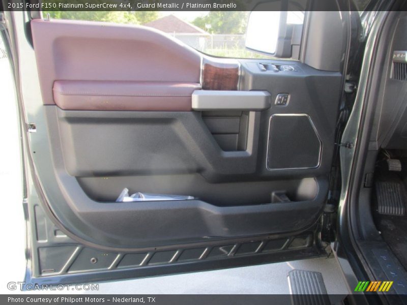 Guard Metallic / Platinum Brunello 2015 Ford F150 Platinum SuperCrew 4x4
