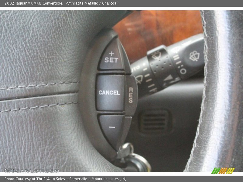 Anthracite Metallic / Charcoal 2002 Jaguar XK XK8 Convertible