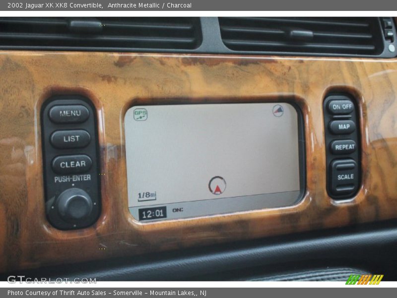Anthracite Metallic / Charcoal 2002 Jaguar XK XK8 Convertible