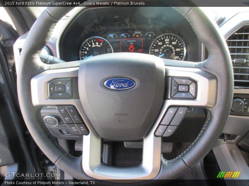 Guard Metallic / Platinum Brunello 2015 Ford F150 Platinum SuperCrew 4x4
