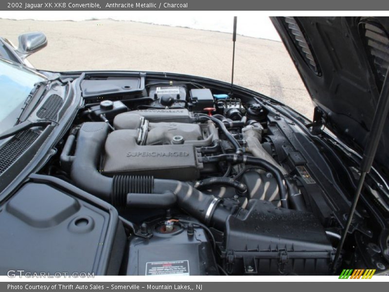 Anthracite Metallic / Charcoal 2002 Jaguar XK XK8 Convertible