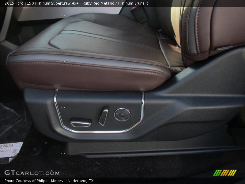 Front Seat of 2015 F150 Platinum SuperCrew 4x4