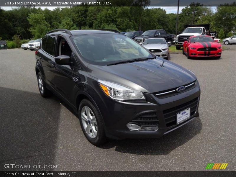 Magnetic Metallic / Charcoal Black 2016 Ford Escape SE 4WD