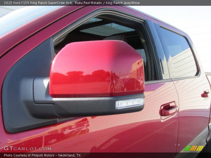 Ruby Red Metallic / King Ranch Java/Mesa 2015 Ford F150 King Ranch SuperCrew 4x4