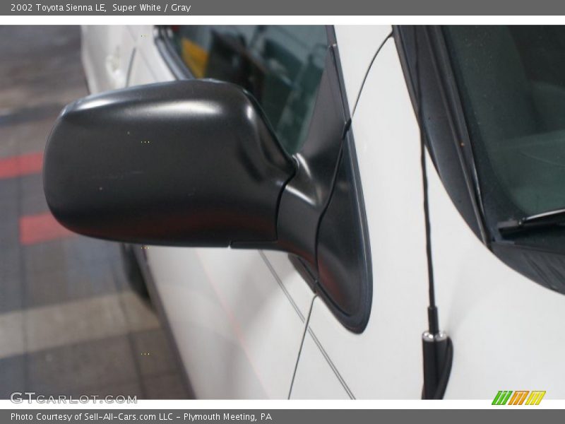 Super White / Gray 2002 Toyota Sienna LE