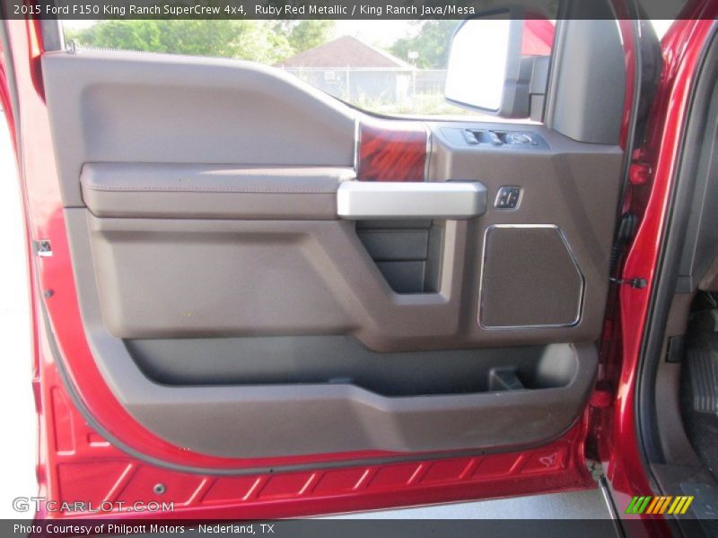 Ruby Red Metallic / King Ranch Java/Mesa 2015 Ford F150 King Ranch SuperCrew 4x4