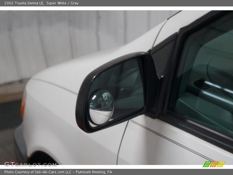 Super White / Gray 2002 Toyota Sienna LE