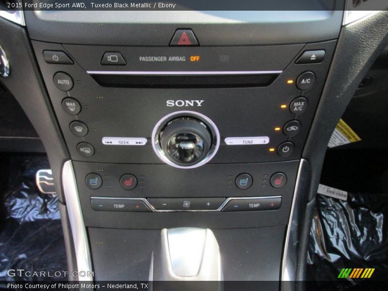 Controls of 2015 Edge Sport AWD