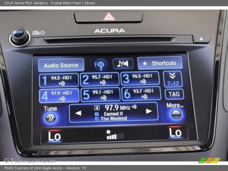 Crystal Black Pearl / Ebony 2016 Acura RDX Advance